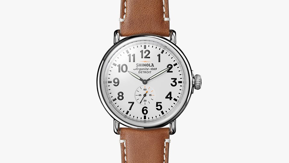 shinola runwell watch